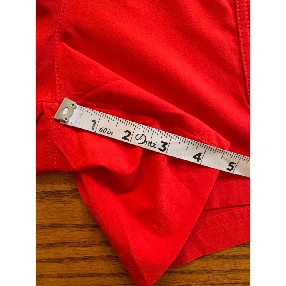 Athleta Wayfind Shorts Red Hiking Travel Activewear Pockets L NWT Athleisure - Picture 7 of 12